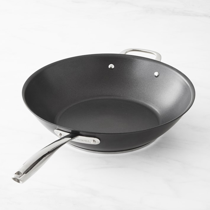 Thermo-Clad Nonstick Open Wok with Helper Handle, 14"