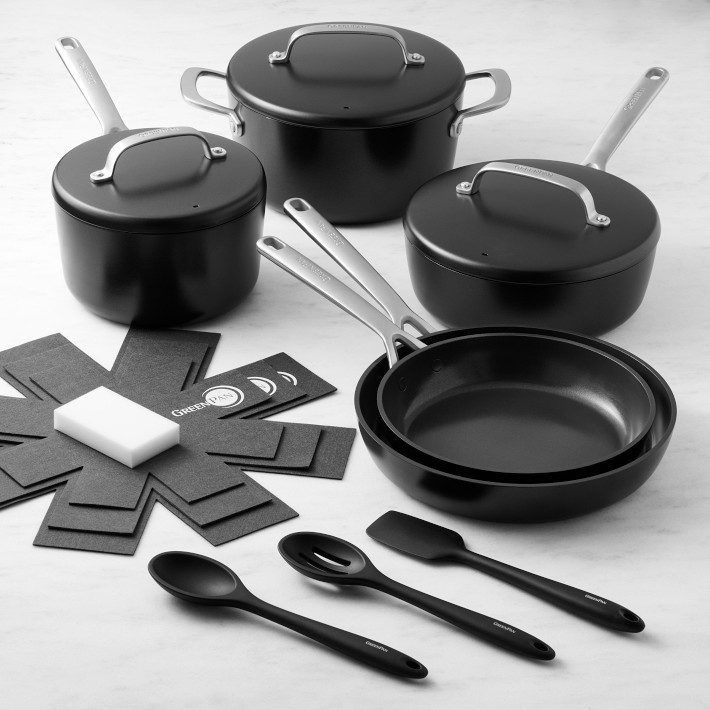 GreenPan GP5 Hard Anodized Ceramic Nonstick 15-Piece Cookware Set