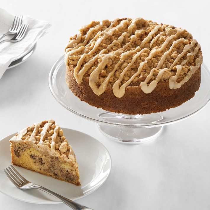 Walnut Crumb Cake, Serves 8-10