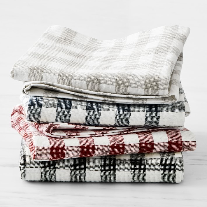 Gingham Towels, Set of 4