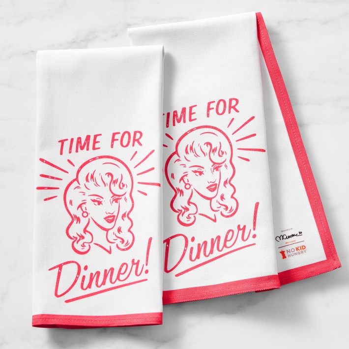 No Kid Hungry Towels, Set of 2, Miz Cracker