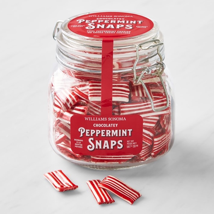 Chocolate-Filled Peppermint Snaps
