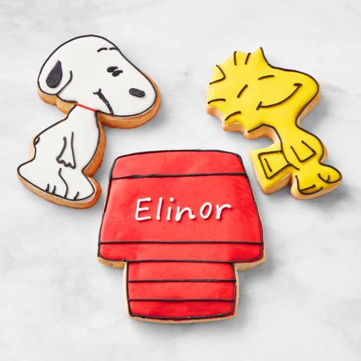 PEANUTS Assorted Personalized Cookies, Set of 3