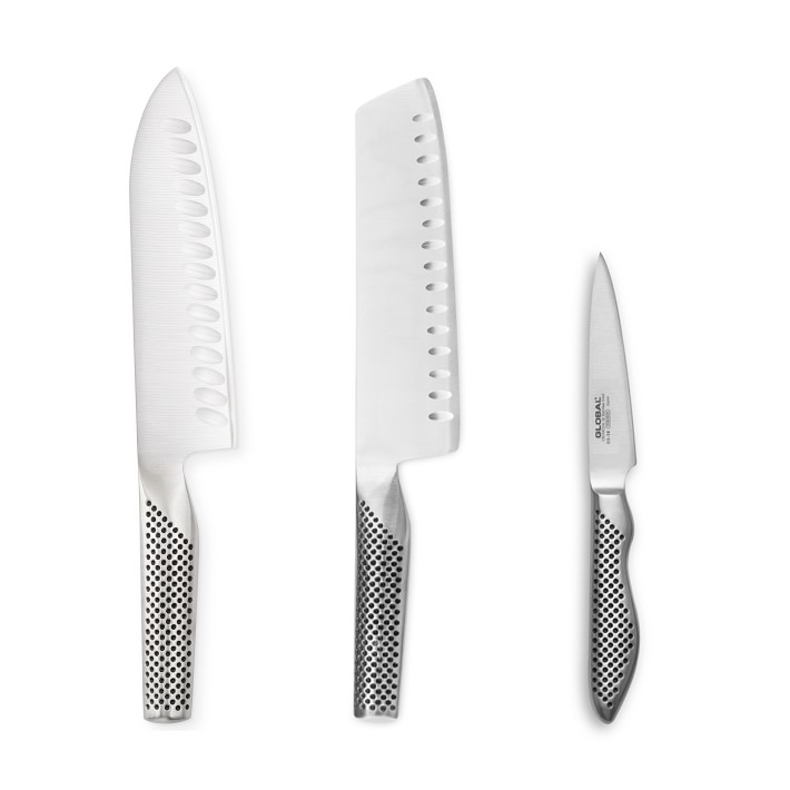 Global Classic Vegetable Ultimate Knives, Set of 3