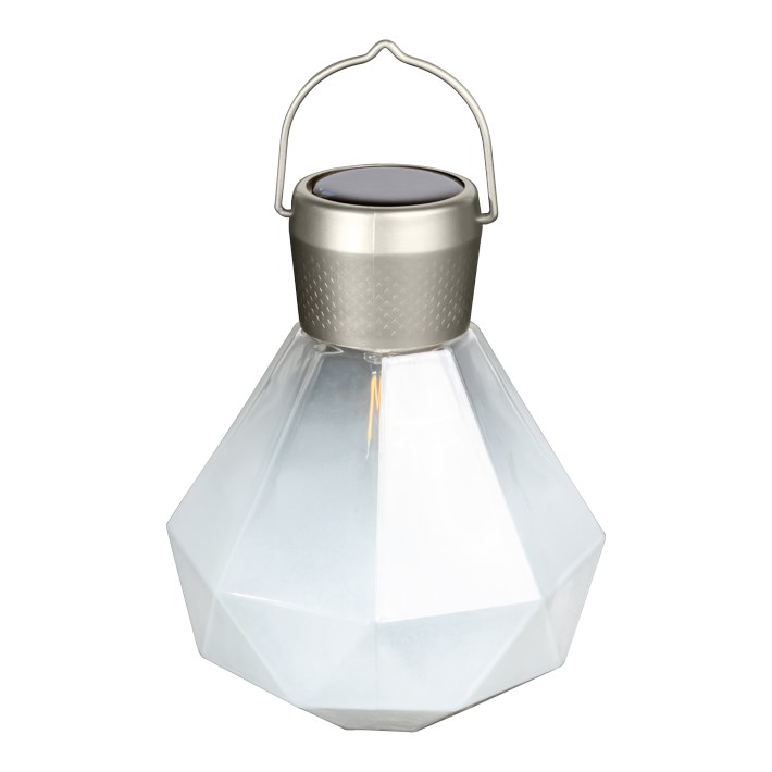 Solar Glass Gem Light