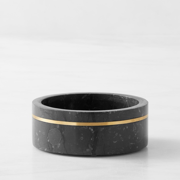 Black Marble Wine Coaster