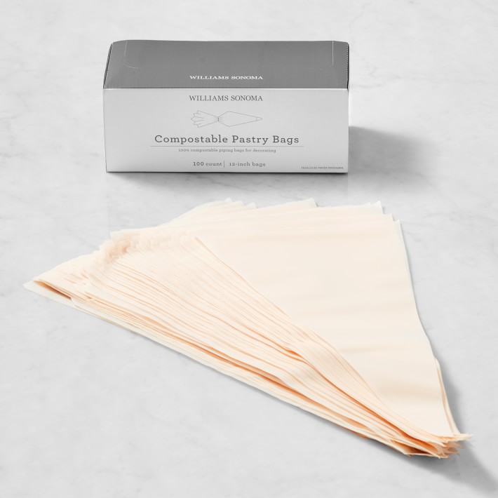 Essential Compostable Pastry Bags, Set of 100