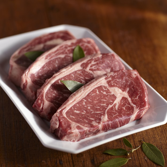 Double R Ranch Co. Rib-Eye Steaks, Set of 4