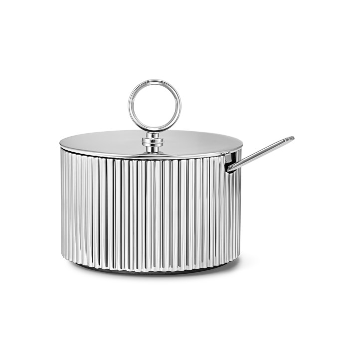 Georg Jensen Bernadotte Sugar Bowl with Spoon