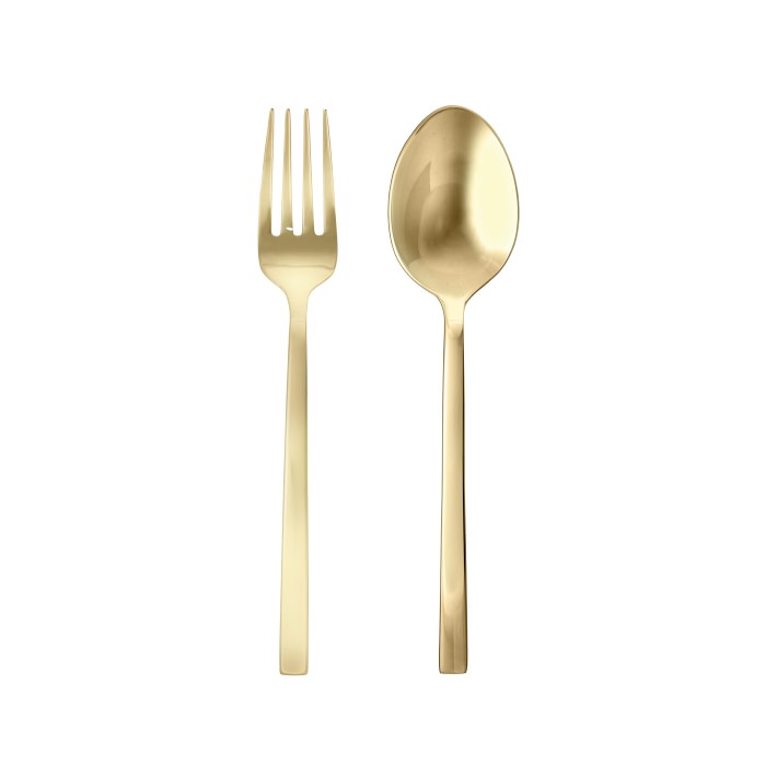 Fortessa Arezzo Brushed Gold Serving Set