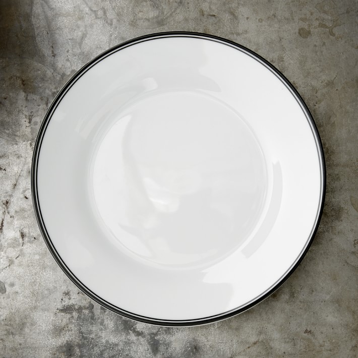 Open Kitchen by Bistro Salad Plates, Black