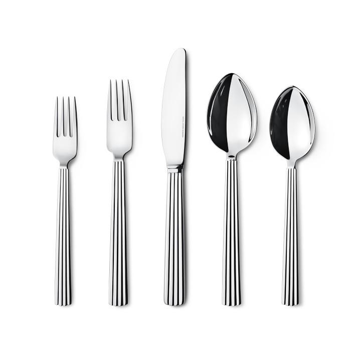 Georg Jensen Bernadotte 5-Piece Flatware Set Giftbox