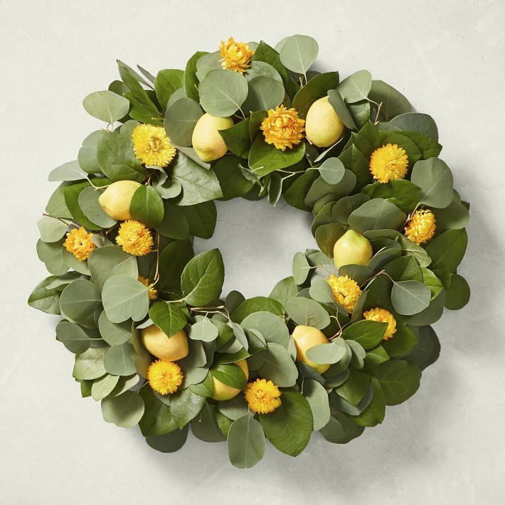 Lemon & Eucalyptus Live Wreath