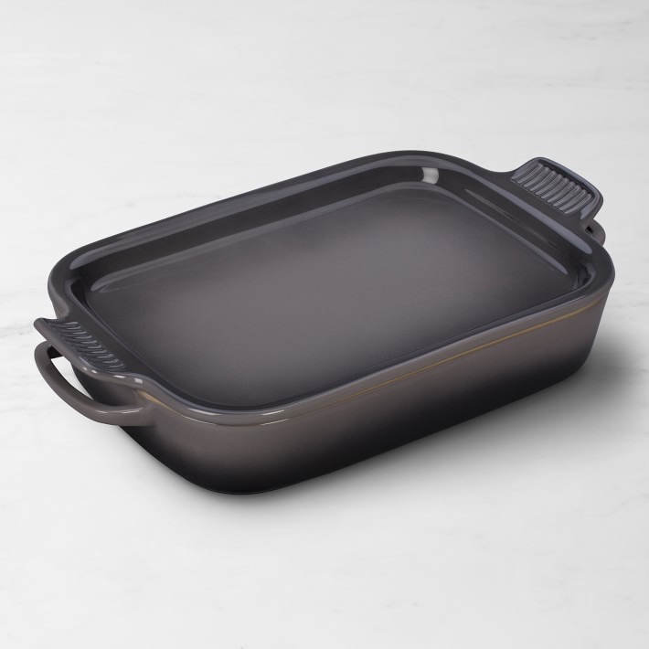 Le Creuset Stoneware Rectangular Baker with Platter Lid