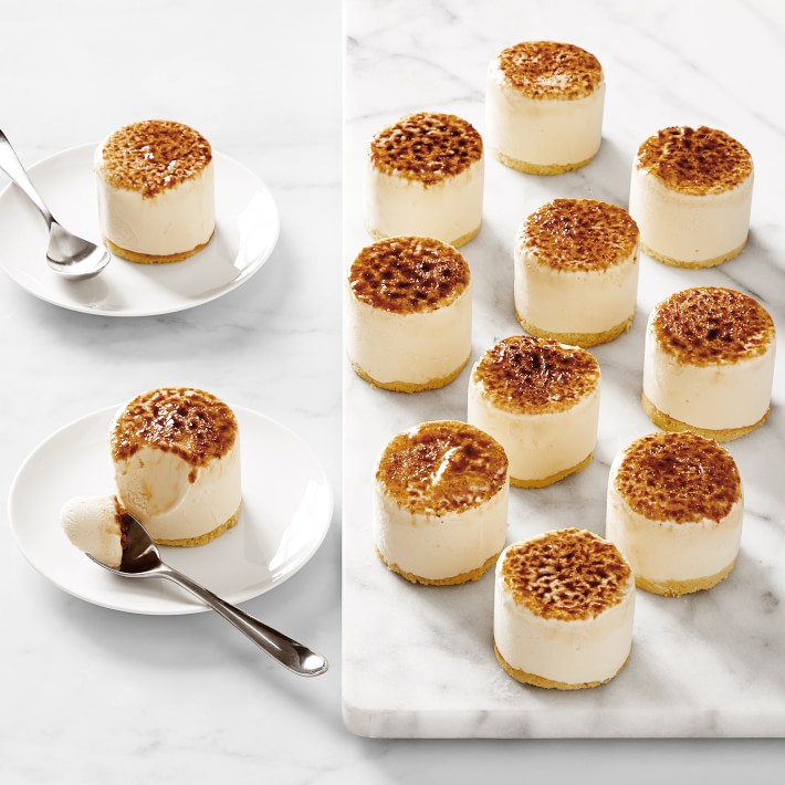 Creme Brlee Mini Ice Cream Cakes, Set of 12