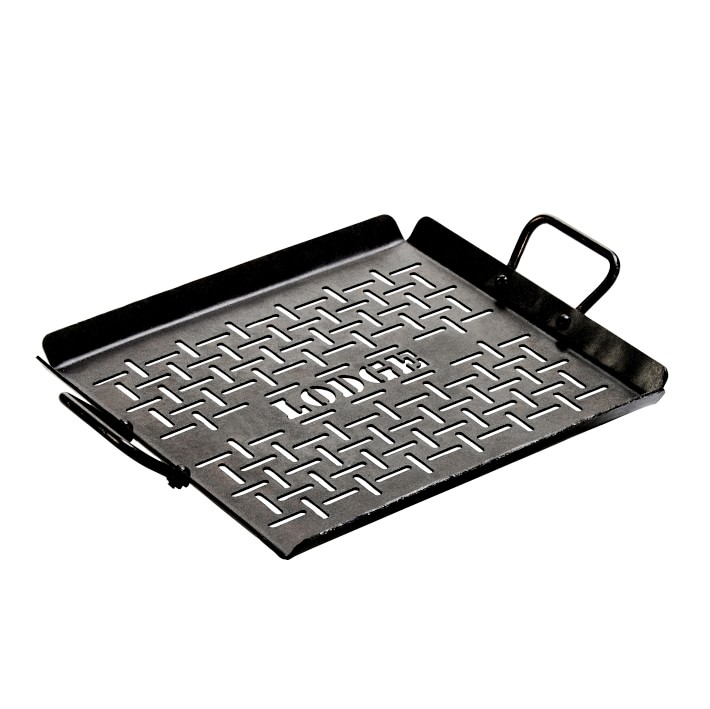 Lodge Seasoned Carbon Steel Grilling Pan