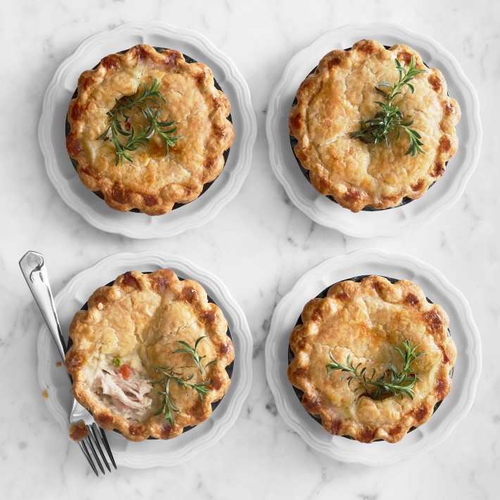 Mini Chicken Pot Pies, Set of 4