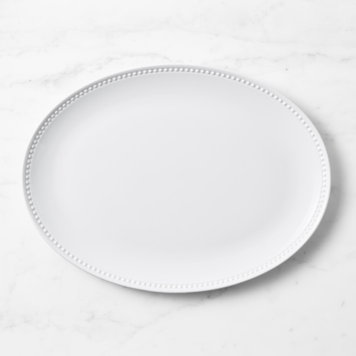 Pillivuyt Beaded Coupe Oval Platter