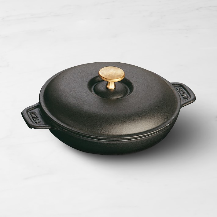 Staub Enameled Cast Iron Round Covered Baking Dish