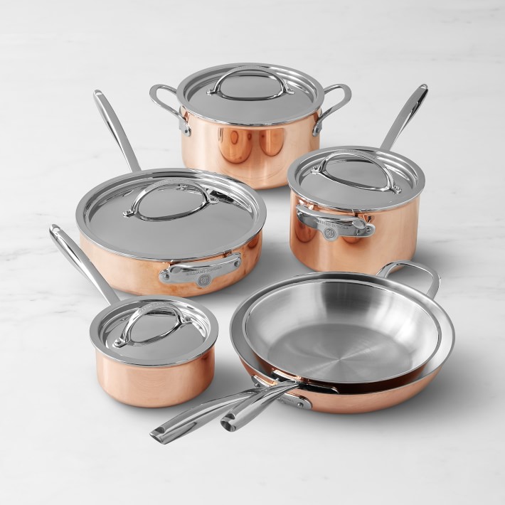 Thermo-Clad Copper 10-Piece Cookware Set