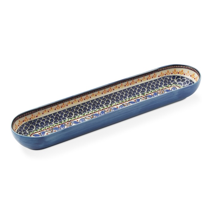 Sicily Ceramic Oval Antipasti Dish