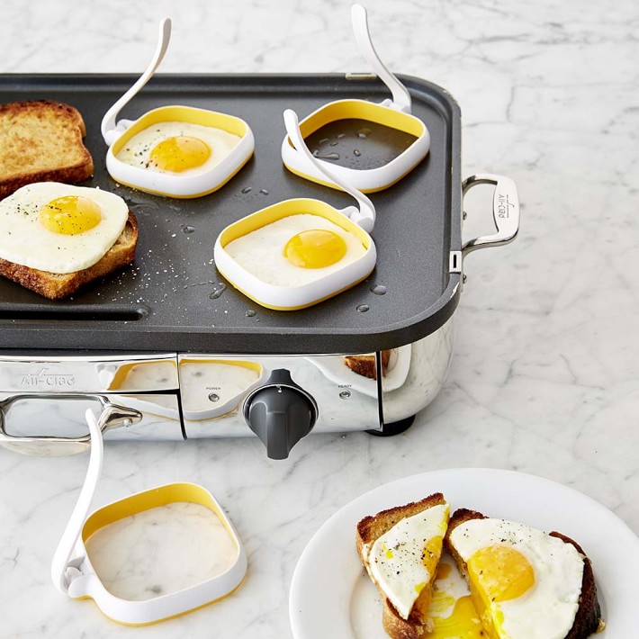 Square Egg Fry Rings, Set of 4