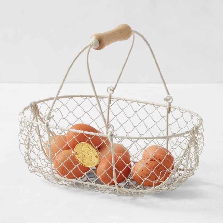 Sophie Conran Small Harvest Basket, Buttermilk