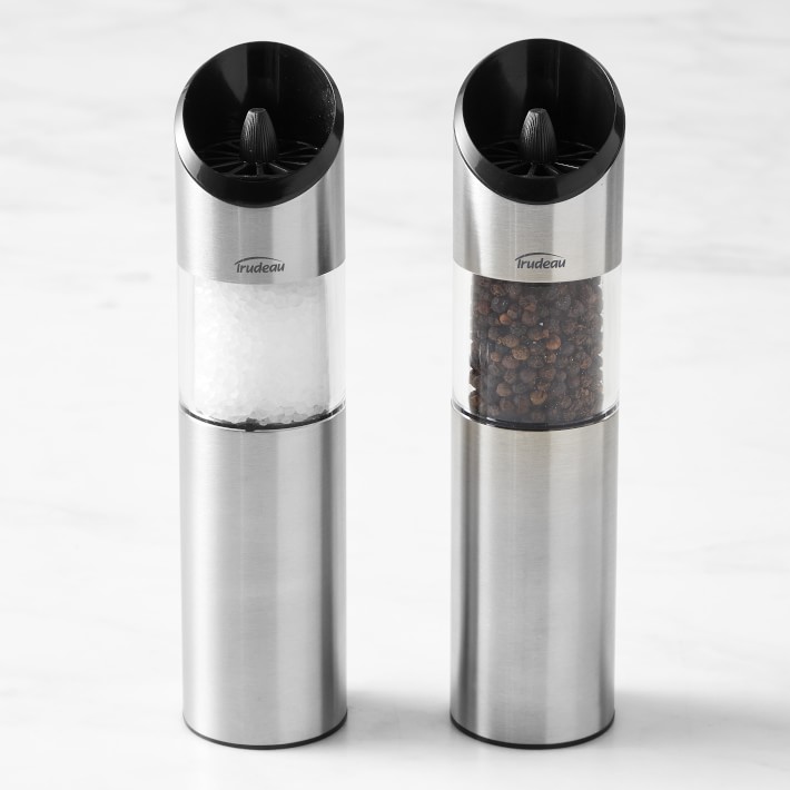 Trudeau Electric Rechargeable Salt & Pepper Mill