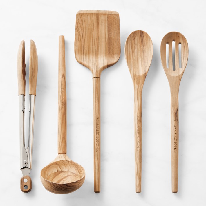 Olivewood Essential Utensils Set of 5