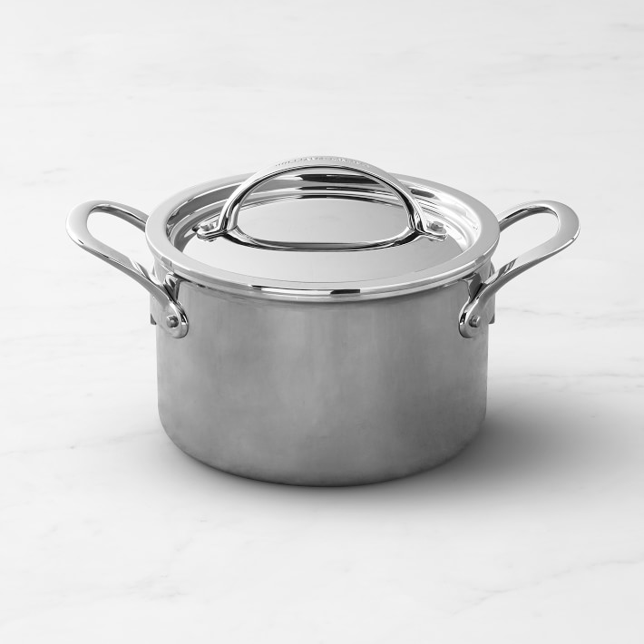 Signature Thermo-Clad Stainless-Steel Soup Pot, 4-Qt.