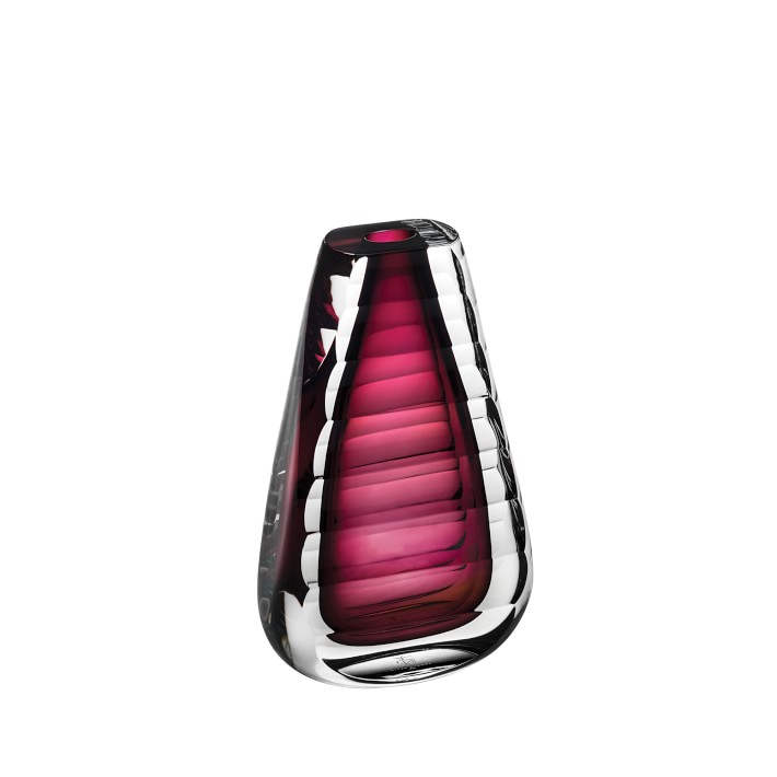 Vista Alegre Unica Ripple Crystal Vase