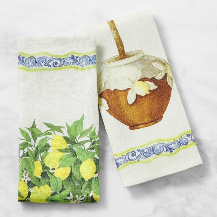 Lemons Towels, Set of 2