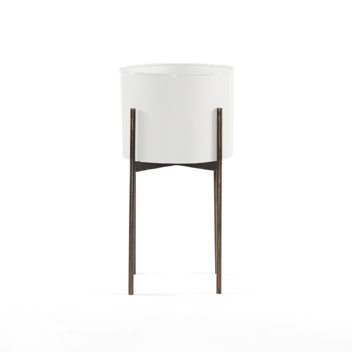Alta Planter, White High Gloss