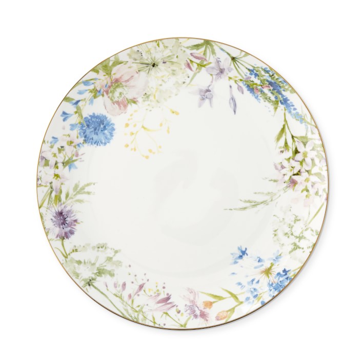 Floral Meadow Wreath Salad Plates