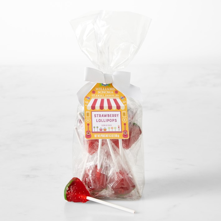 Strawberry Lollipops