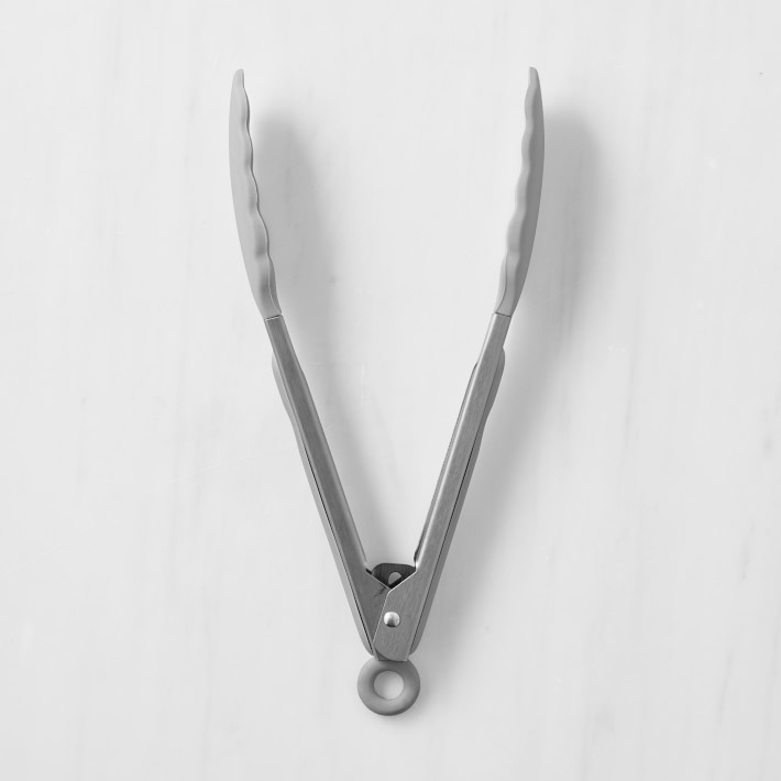 Open Kitchen by Grey Silicone 9-Inch Tongs