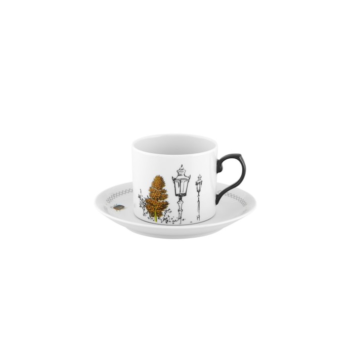 Petites Histoires Tea Cup & Saucer, Set of 2