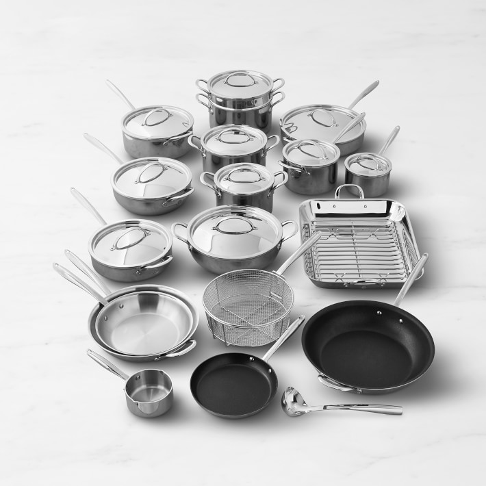 Thermo-Clad Stainless-Steel 29-Piece Set
