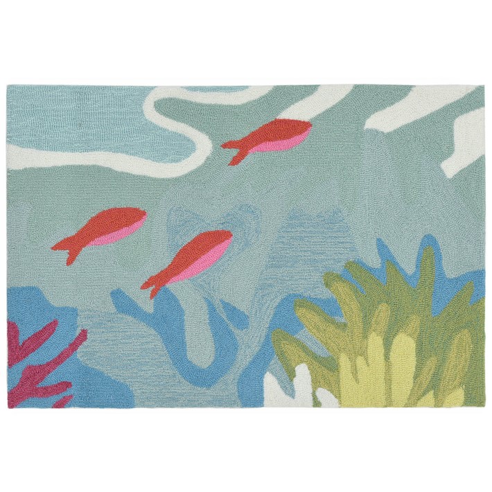 Ocean Indoor\u002FOutdoor Rug