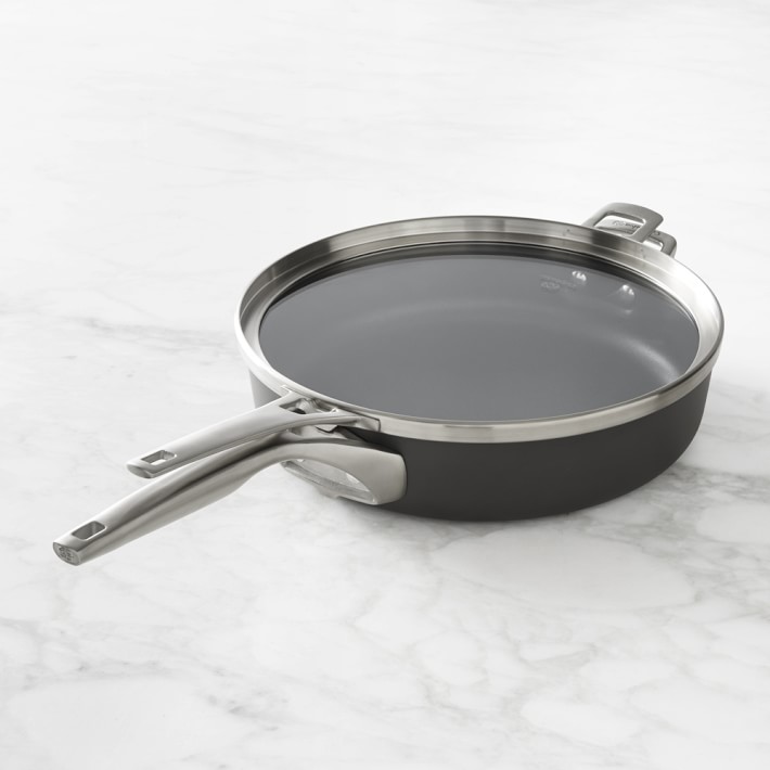 Calphalon Premier Space-Saving Hard-Anodized Nonstick Saute Pan with Cover