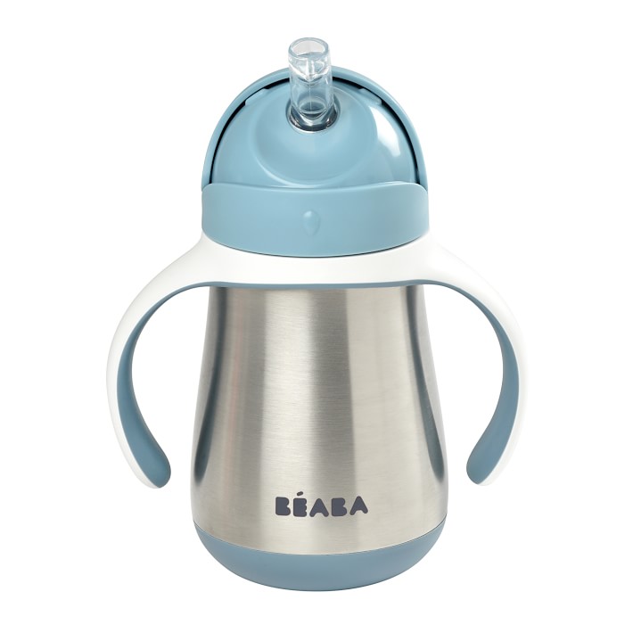 Beaba Stainless-Steel Straw Sippy Cup