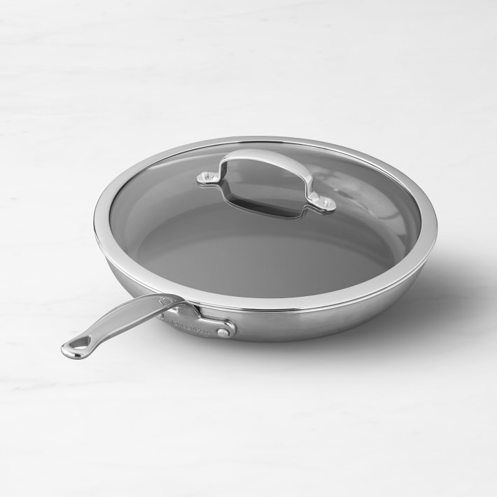 GreenPan Premiere Stainless-Steel Ceramic Nonstick 12" Covered Fry Pan