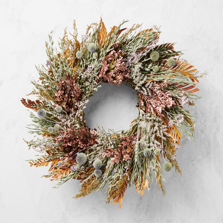 Midnight Color Wheel Live Wreath