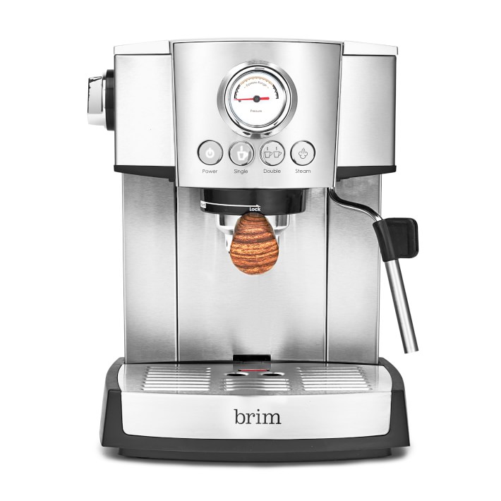 Brim 15 Bar Espresso Maker with Wood Handle