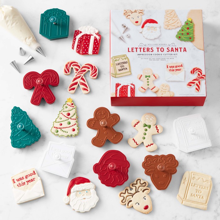 Holiday Letters to Santa Cookie Cutters, 23-Piece Set