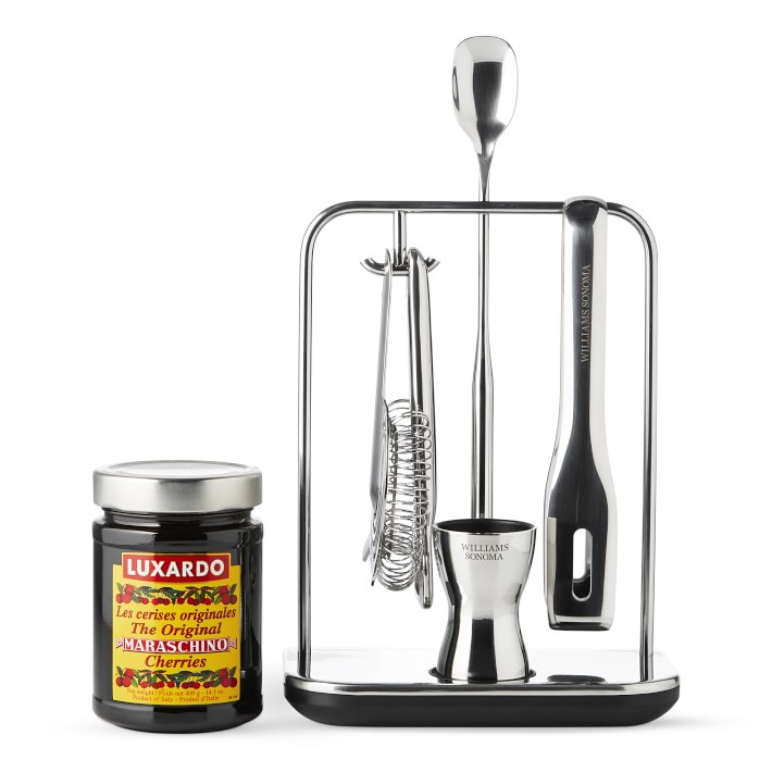 Luxardo Maraschino Cherries with Encore Bar Tools Set
