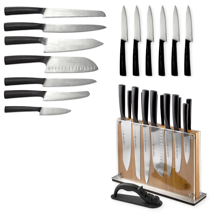 Schmidt Brothers Carbon-6 Knives, Set of 15