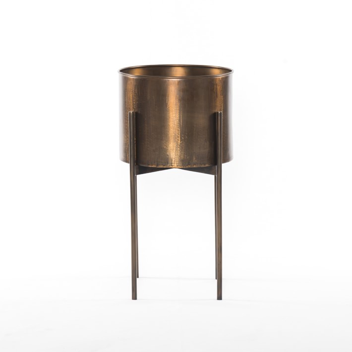 Alta Planter, Weathered Brass