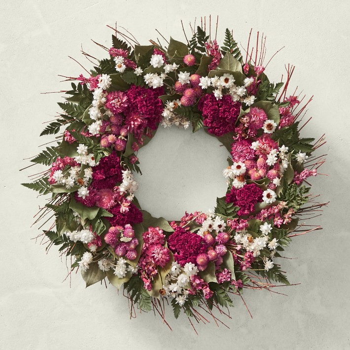 Pink Lady Live Wreath
