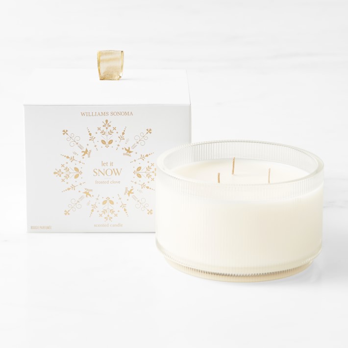 Let it Snow Frosted Clove Triple Wick Candle